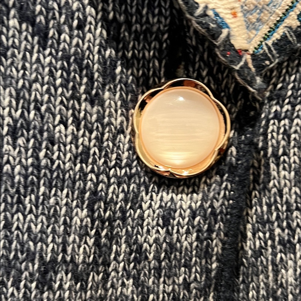 Sioni Boho Multicolor Patchwork Sweater- Large Nw… - image 3